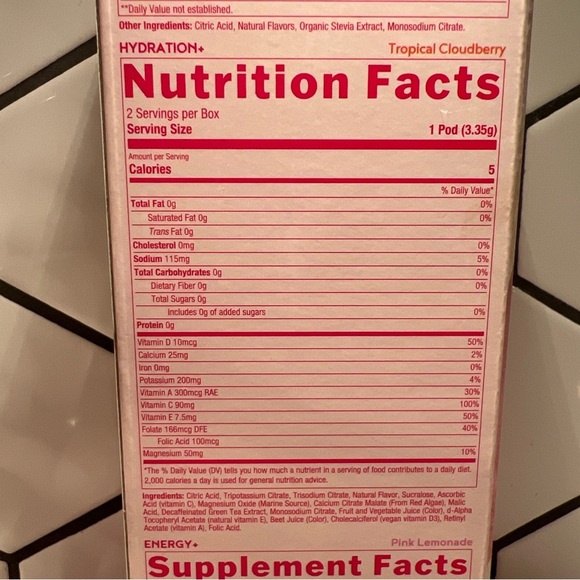 Vitapod x Paris Hilton Vitamin Drink Mix Starter‎ Pack 1 Bottle 6 Pods Wellness - Picture 11 of 15